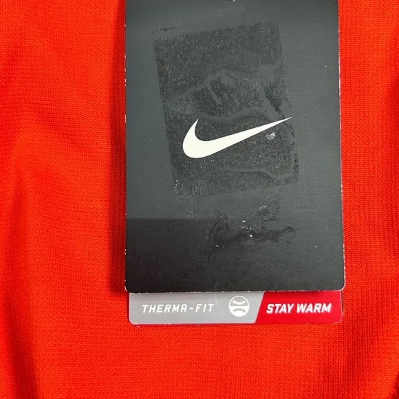 Nike Therma-Fit Training Hoodie Mens XL Orange Black Pullover  Sweatshirt NWT - Picture 13 of 15